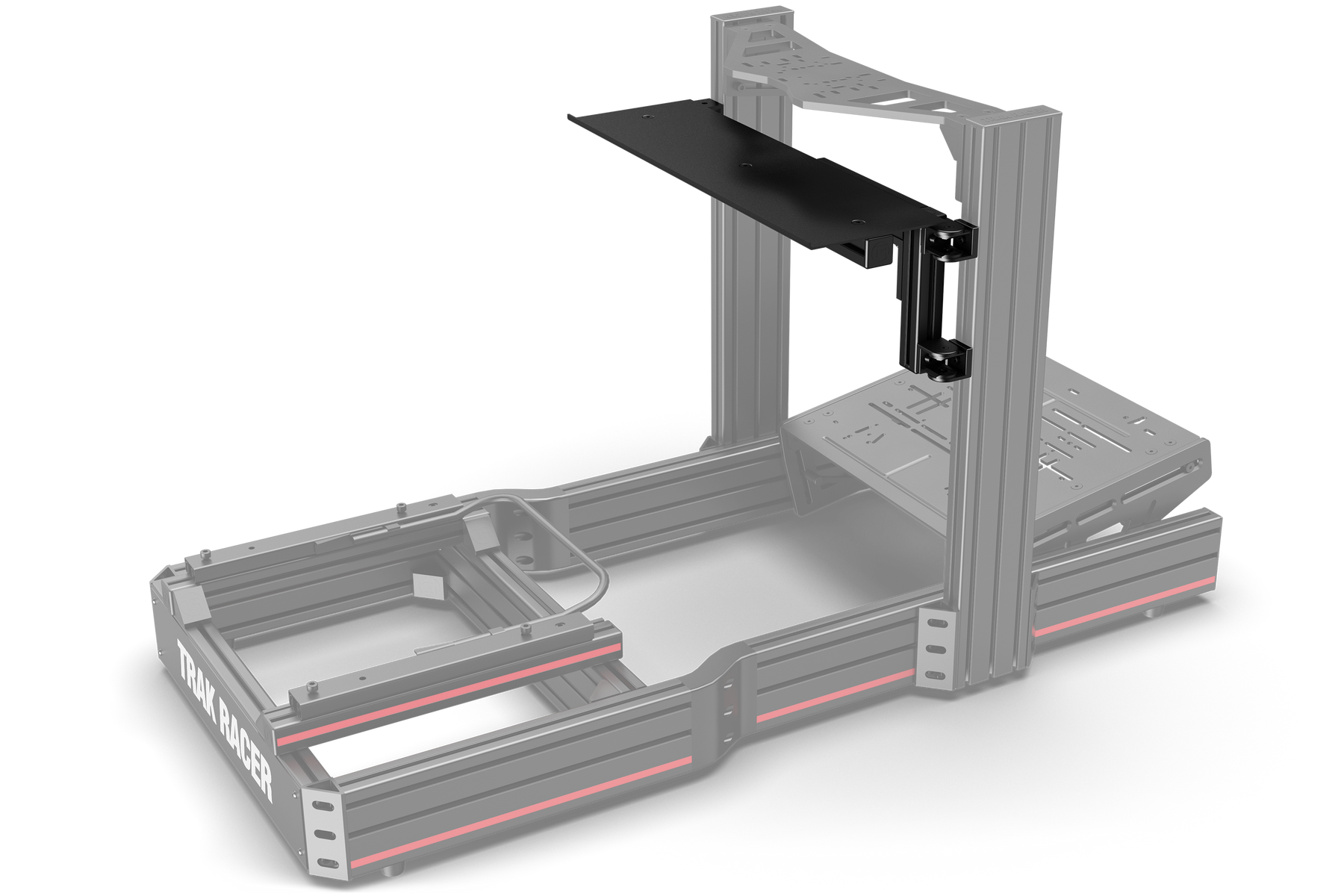 Desk For R2000 TR8020 620mm Table Top/Desk with Swivel Mount - Black – Trak Racer