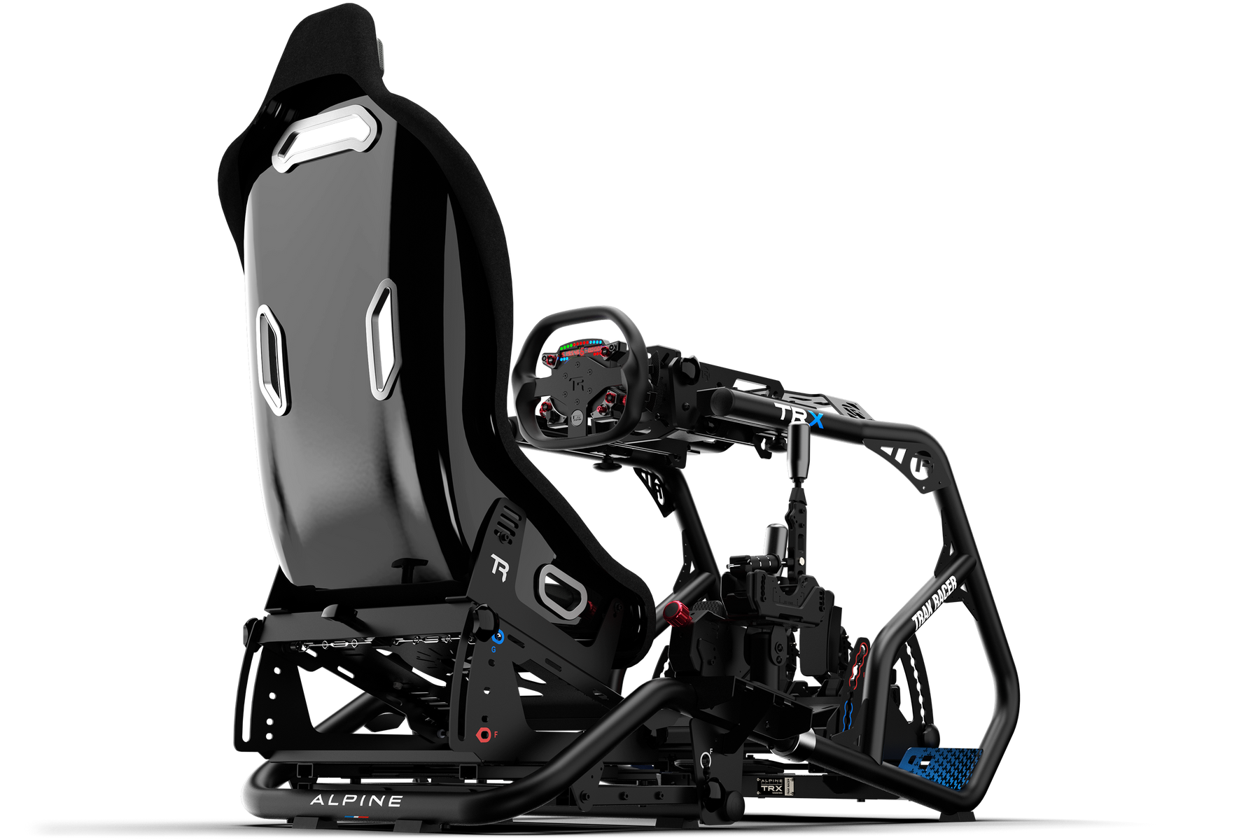 Formula/GT Hybrid Racing Simulator Seat — Alpine F1 Engineered Design